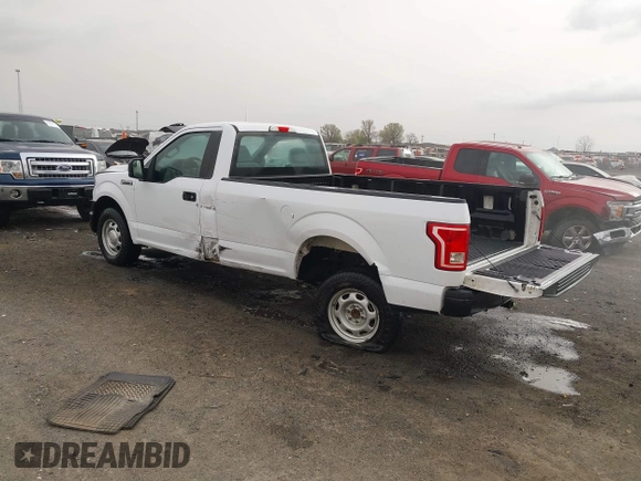 2017 Ford F-150 XL with VIN 1FTMF1CF7HKD62946, listed as a IAAI auction lot 41824393 with 116,964 mi miles. Bid and sale history available at carsss.com. Image 3.