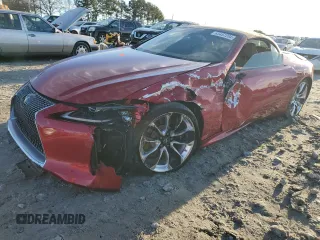 2021 Lexus LC with VIN JTHKPAAY8MA103289, listed as a Copart auction lot 85457204 with 40,968 mi miles and Salvage Title. Bid and sale history available at carsss.com. Image 1.