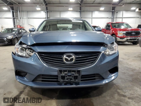 2015 Mazda 6 i Touring with VIN JM1GJ1V51F1207909, listed as a Copart auction lot 51362515 with 55,392 mi miles and Salvage Title. Bid and sale history available at carsss.com. Image 5.