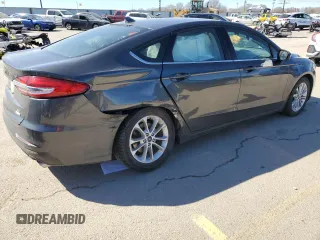 2020 Ford Fusion SE with VIN 3FA6P0HD0LR258137, listed as a Copart auction lot 47182274 with 54,077 mi miles and Salvage Title. Bid and sale history available at carsss.com. Image 3.