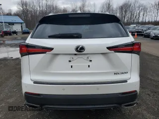 2018 Lexus NX with VIN JTJBARBZ5J2158018, listed as a Copart auction lot 52127215 with 107,317 mi miles and Salvage Title. Bid and sale history available at carsss.com. Image 6.