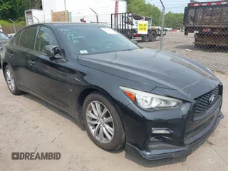 2015 Infiniti Q50 z VIN JN1BV7AR9FM413720, wystawiony jako IAAI lot #42402574 z przebiegiem 117 745 mil mil oraz . Historia ofert i sprzedaży dostępna na DreamBid. Obrazek 1.