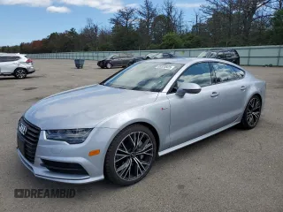 2018 Audi A7 Premium Plus with VIN WAUW3AFC4JN080218, listed as a Copart auction lot 65320925 with 54,190 mi miles and Salvage title. Bid and sale history available at DreamBid. Image 1.