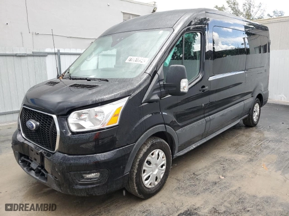 2022 Ford Transit Passenger Wagon XL with VIN 1FBAX2CG4NKA84392, listed as a Copart auction lot 71061894 with 32,083 mi miles and Clean Title. Bid and sale history available at carsss.com. Image 1.