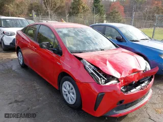 2019 Toyota Prius L Eco with VIN JTDKARFU5K3091949, listed as a IAAI auction lot 41836297 with 46,854 mi miles. Bid and sale history available at carsss.com. Image 1.