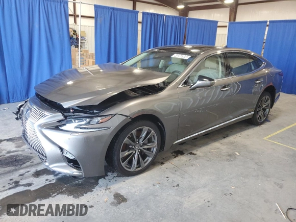 2019 Lexus LS 500 с VIN JTHC51FF0K5005655, выставлен на аукционе Copart как лот 45060995 с пробегом 52 491 миль миль и Чистый • Clean title. История ставок и продаж доступна на DreamBid. Изображение 1.