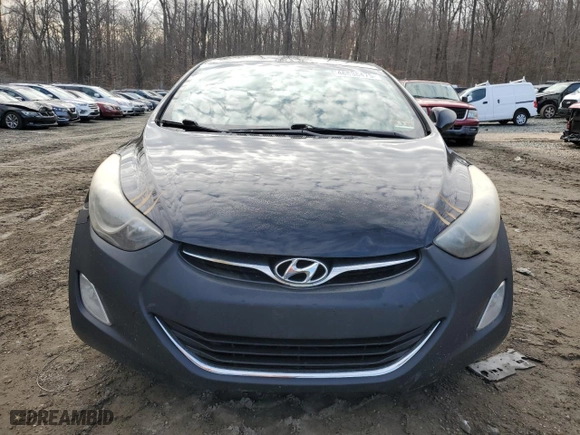 2013 Hyundai Elantra GLS PZEV with VIN KMHDH4AE4DU722190, listed as a Copart auction lot 46838475 with 234,391 mi miles and Salvage Title. Bid and sale history available at carsss.com. Image 5.