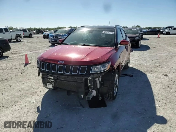2019 Jeep Compass Limited with VIN 3C4NJCCB8KT809401, listed as a Copart auction lot 48238175 with 82,407 mi miles and Salvage title. Bid and sale history available at DreamBid. Image 11.