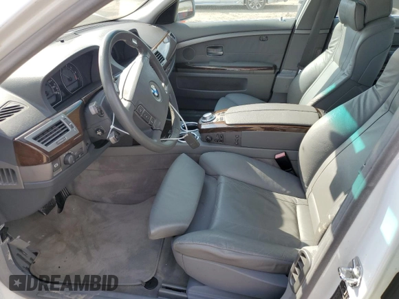 2004 BMW 7 Series 745Li z VIN WBAGN635C4DS52148, wystawiony jako Copart lot #44372875 z przebiegiem Nie podano mil oraz Czysty tytuł • Clean title. Historia ofert i sprzedaży dostępna na DreamBid. Obrazek 7.