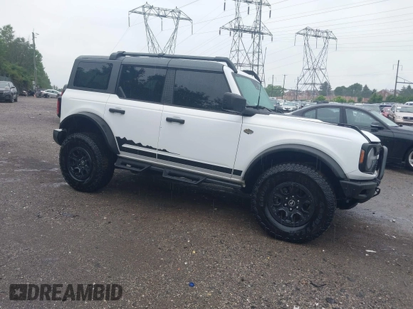2023 Ford Bronco с VIN 1FMEE5DP6PLB75580, выставлен на аукционе IAAI как лот 42616341 с пробегом 23 098 миль миль и . История ставок и продаж доступна на DreamBid. Изображение 1.