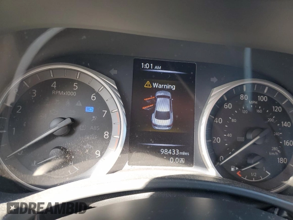 2018 Infiniti Q50 Sport with VIN JN1EV7AP7JM363050, listed as a Copart auction lot 86200424 with 98,433 mi miles and Salvage Title. Bid and sale history available at carsss.com. Image 9.