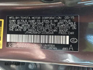 2015 Lexus CT 200h with VIN JTHKD5BH2F2238568, listed as a IAAI auction lot 42429699 with 146,825 mi miles and . Bid and sale history available at DreamBid. Image 9.