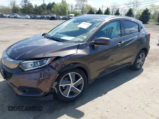 2021 Honda HR-V EX with VIN 3CZRU6H55MM750120, listed as a IAAI auction lot 41984528 with 21,512 mi miles. Bid and sale history available at carsss.com. Image 17.
