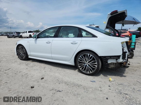 2017 Audi A6 Premium Plus with VIN WAUF2AFC6HN117976, listed as a Copart auction lot 63971095 with 79,979 mi miles and Salvage title. Bid and sale history available at DreamBid. Image 2.