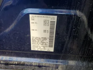 2020 Nissan LEAF with VIN 1N4BZ1BP5LC308207, listed as a Copart auction lot 69335844 with 28,932 mi miles and Salvage title. Bid and sale history available at DreamBid. Image 12.