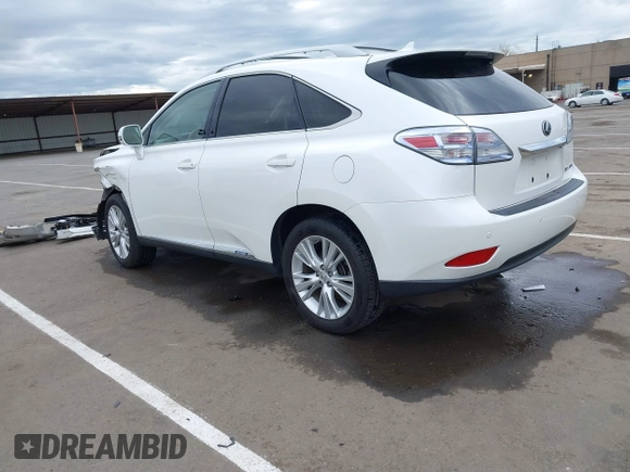 2011 Lexus RX 450h with VIN JTJBC1BA5B2034385, listed as a IAAI auction lot 41778317 with 151,894 mi miles and . Bid and sale history available at DreamBid. Image 3.