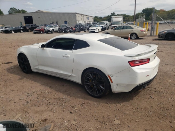 2018 Chevrolet Camaro 1SS with VIN 1G1FE1R73J0136912, listed as a Copart auction lot 71728444 with 0 mi miles and Salvage Title. Bid and sale history available at carsss.com. Image 2.