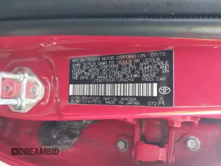 2015 Toyota Prius One with VIN JTDKDTB34F1094294, listed as a IAAI auction lot 41855669 with 108,176 mi miles and . Bid and sale history available at carsss.com. Image 9.