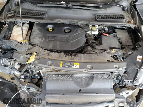2013 Ford Escape Titanium with VIN 1FMCU9J93DUC84611, listed as a Copart auction lot 59046515 with 126,386 mi miles and Salvage title. Bid and sale history available at DreamBid. Image 12.