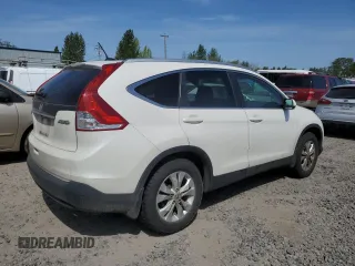 2013 Honda CR-V EX-L with VIN 5J6RM4H75DL001647, listed as a Copart auction lot 54002075 with 128,142 mi miles and Clean Title. Bid and sale history available at carsss.com. Image 3.