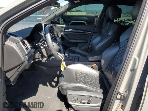 2020 Audi SQ5 Premium Plus with VIN WA1B4AFY6L2033703, listed as a Copart auction lot 46444323 with 36,928 mi miles. Bid and sale history available at carsss.com. Image 7.