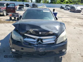 2009 Mercedes-Benz C 300 Sport with VIN WDDGF81X79R050707, listed as a Copart auction lot 57755795 with 90,058 mi miles and Salvage title. Bid and sale history available at DreamBid. Image 5.