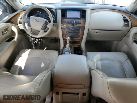 2012 Infiniti QX56 8-passenger with VIN JN8AZ2NDXC9716412, listed as a Copart auction lot 78331614 with 198,909 mi miles and Clean Title. Bid and sale history available at carsss.com. Image 8.