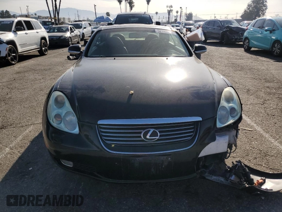 2004 Lexus SC 430 z VIN JTHFN48Y540055464, wystawiony jako Copart lot #52192445 z przebiegiem 188 693 mil mil oraz Szkoda całkowita • Salvage title. Historia ofert i sprzedaży dostępna na DreamBid. Obrazek 5.