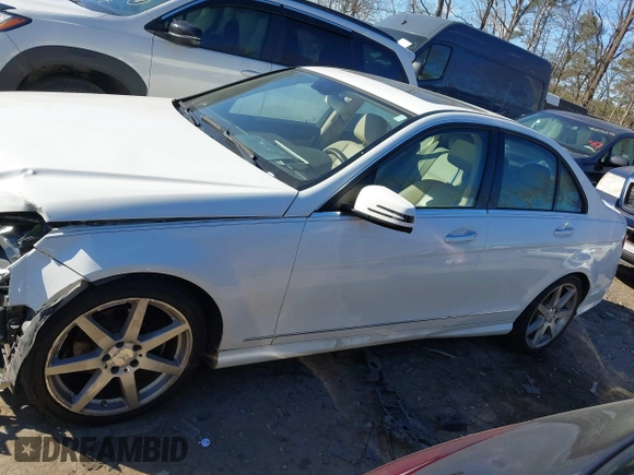 2014 Mercedes-Benz C 250 Sport with VIN WDDGF4HB3EA963847, listed as a IAAI auction lot 41445657 with 107,457 mi miles and . Bid and sale history available at carsss.com. Image 14.