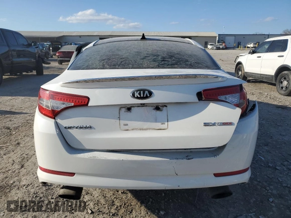2013 Kia Optima SX with VIN 5XXGR4A6XDG091538, listed as a Copart auction lot 42228445 with 184,398 mi miles and Salvage title. Bid and sale history available at DreamBid. Image 6.