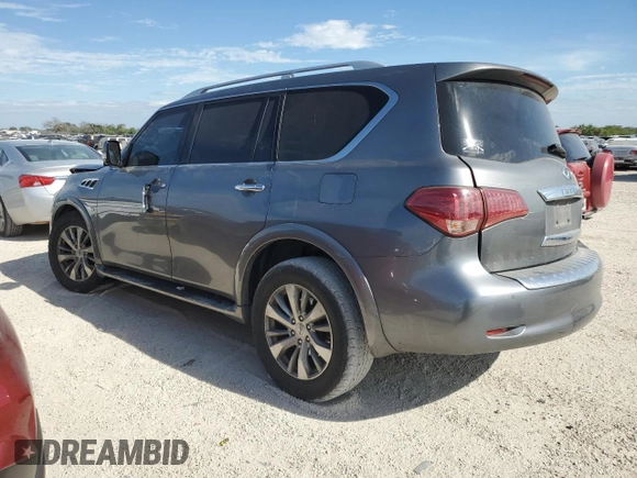 2016 Infiniti QX80 with VIN JN8AZ2NF5G9613678, listed as a Copart auction lot 70924094 with Not Provided miles and Salvage Title. Bid and sale history available at carsss.com. Image 2.