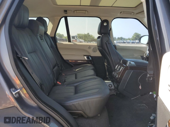 2017 Land Rover Range Rover with VIN SALGS2FE3HA359431, listed as a Copart auction lot 61728395 with 75,210 mi miles and Salvage title. Bid and sale history available at DreamBid. Image 11.