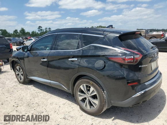 2019 Nissan Murano SV z VIN 5N1AZ2MJ5KN160207, wystawiony jako Copart lot #53182485 z przebiegiem 57 309 mil mil oraz Szkoda całkowita • Salvage title. Historia ofert i sprzedaży dostępna na DreamBid. Obrazek 2.