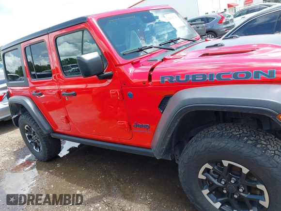 2024 Jeep Wrangler Rubicon with VIN 1C4RJXR60RW292120, listed as a IAAI auction lot 42613719 with 31,286 mi miles and . Bid and sale history available at DreamBid. Image 13.