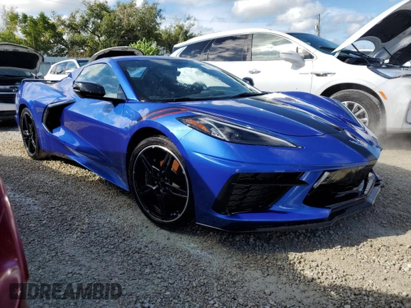 2020 Chevrolet Corvette 3LT with VIN 1G1Y83D42L5111871, listed as a Copart auction lot 73937614 with 26,692 mi miles and Non Repairable. Bid and sale history available at carsss.com. Image 4.