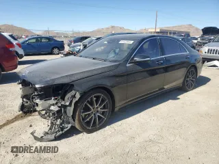 2020 Mercedes-Benz S with VIN WDDUG8GB4LA513291, listed as a Copart auction lot 61522844 with 40,646 mi miles and Salvage Title. Bid and sale history available at carsss.com. Image 1.