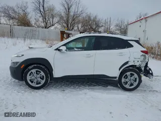 2023 Hyundai Kona SEL with VIN KM8K6CABXPU049603, listed as a IAAI auction lot 41230916 with 9,519 mi miles. Bid and sale history available at carsss.com. Image 14.