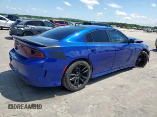 2021 Dodge Charger Scat Pack with VIN 2C3CDXGJ4MH570369, listed as a Copart auction lot 54505855 with 81,483 mi miles and Clean Title. Bid and sale history available at DreamBid. Image 3.