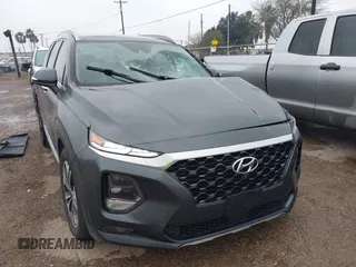 2019 Hyundai Santa Fe Ultimate with VIN 5NMS53AA9KH055620, listed as a IAAI auction lot 41623851 with 39,717 mi miles. Bid and sale history available at carsss.com. Image 1.