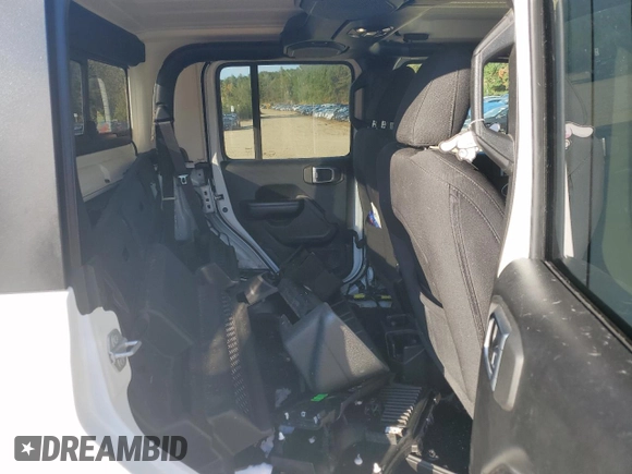 2021 Jeep Gladiator Willys with VIN 1C6HJTAG7ML557920, listed as a Copart auction lot 75614284 with 17,223 mi miles and Salvage title. Bid and sale history available at DreamBid. Image 10.