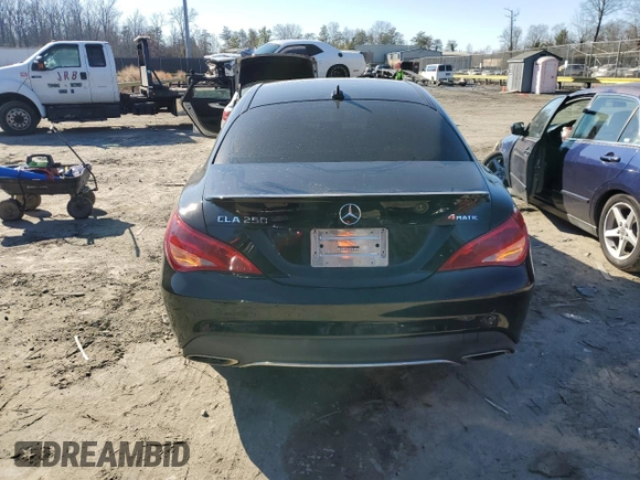 2018 Mercedes-Benz CLA with VIN WDDSJ4GB9JN585739, listed as a Copart auction lot 73040782 with 75,266 mi miles. Bid and sale history available at carsss.com. Image 6.