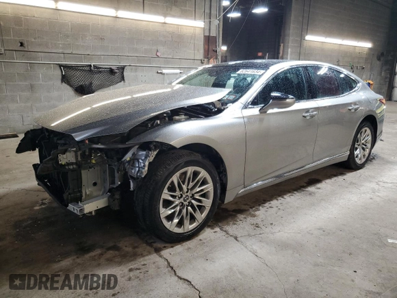 2021 Lexus LS with VIN JTHD51GFXM5008648, listed as a Copart auction lot 82641634 with 37,009 mi miles and Salvage Title. Bid and sale history available at carsss.com. Image 1.