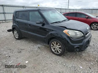 2013 Kia Soul + with VIN KNDJT2A64D7585284, listed as a Copart auction lot 48541395 with 215,461 mi miles and Salvage Title. Bid and sale history available at carsss.com. Image 4.