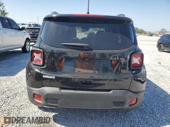 2020 Jeep Renegade Altitude with VIN ZACNJABB1LPL87001, listed as a Copart auction lot 53611335 with 78,145 mi miles and Non Repairable. Bid and sale history available at carsss.com. Image 6.
