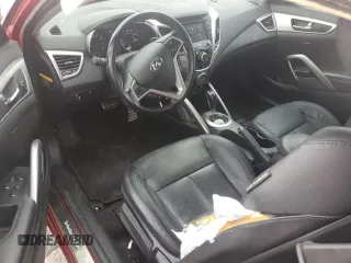 2014 Hyundai Veloster RE:FLEX z VIN KMHTC6AD3EU212525, wystawiony jako Copart lot #52935475 z przebiegiem 54 086 mil mil oraz Szkoda całkowita • Salvage title. Historia ofert i sprzedaży dostępna na DreamBid. Obrazek 8.
