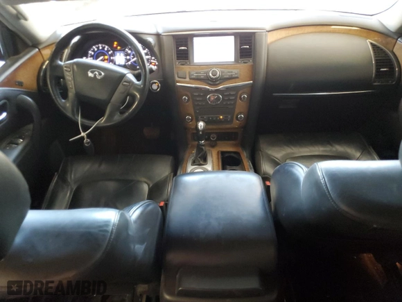 2014 Infiniti QX80 with VIN JN8AZ2NF8E9553831, listed as a Copart auction lot 48988275 with 181,656 mi miles and Salvage Title. Bid and sale history available at carsss.com. Image 8.