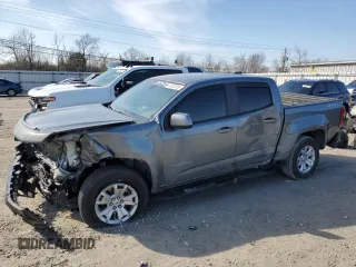 2022 Chevrolet Colorado 4WD LT with VIN 1GCGTCEN3N1192589, listed as a Copart auction lot 44537655 with 58,972 mi miles and Salvage Title. Bid and sale history available at carsss.com. Image 1.