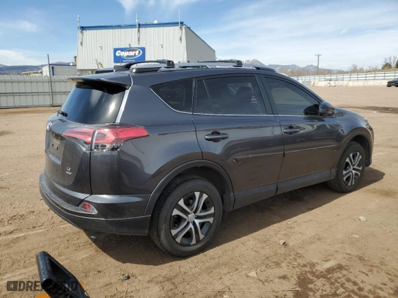 2018 Toyota RAV4 LE with VIN JTMBFREV9JJ182874, listed as a Copart auction lot 50140035 with 14,422 mi miles and Salvage Title. Bid and sale history available at carsss.com. Image 3.