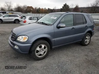 2004 Mercedes-Benz M-Class 3.5L with VIN 4JGAB57E24A497867, listed as a Copart auction lot 81028994 with 147,822 mi miles and Salvage Title. Bid and sale history available at carsss.com. Image 1.