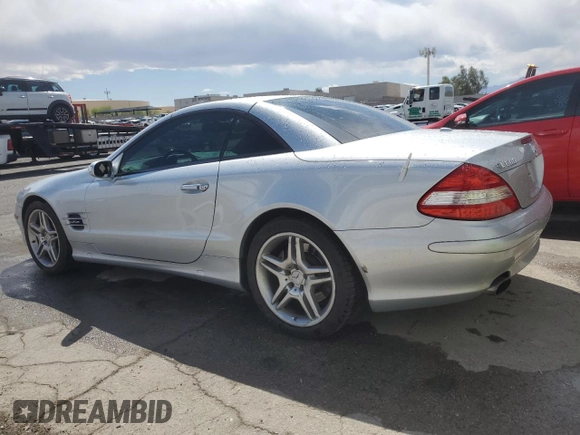 2007 Mercedes-Benz SL с VIN WDBSK77F67F119103, выставлен на аукционе Copart как лот 53900205 с пробегом 70 877 миль миль и Чистый • Clean title. История ставок и продаж доступна на DreamBid. Изображение 2.